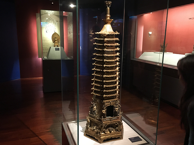 仏教美術 中国 仏像 自在観音 坐龍仏珠観音 銅製 銅器 古美術・骨董